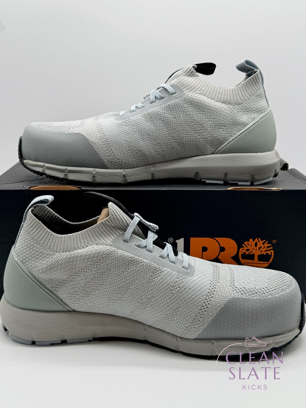 Timberland PRO Radius Knit TB0A2CDF065 Composite Toe Grey Women 9 New
